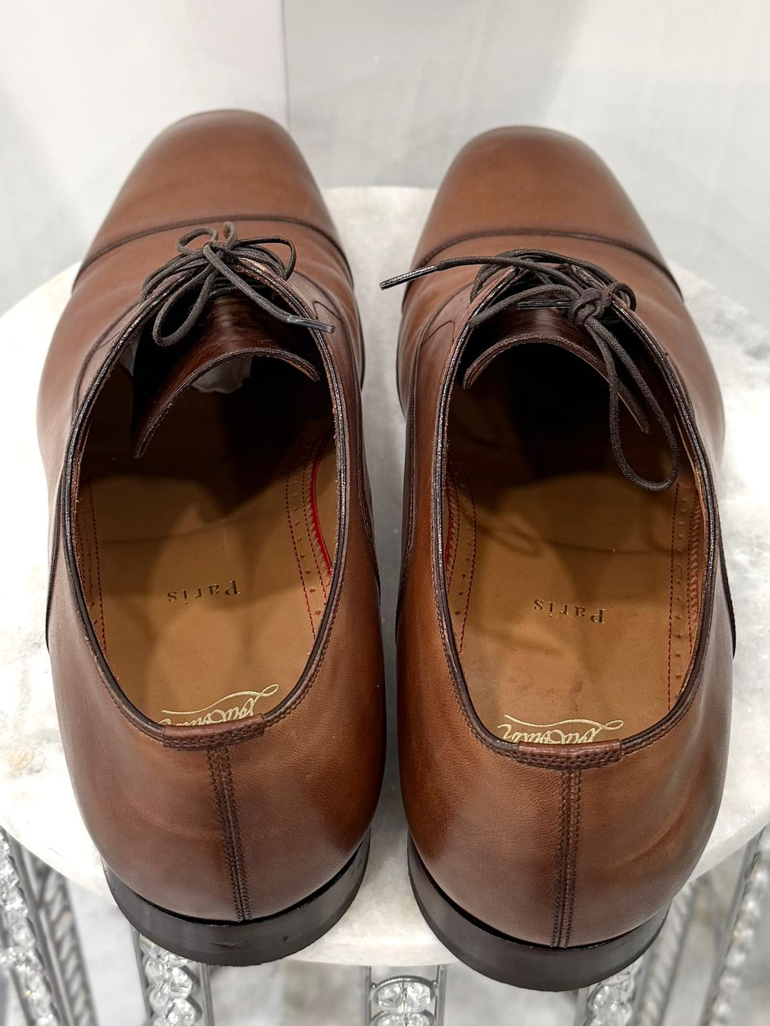 LOUBOUTIN GREGGO CALFSKIN LEATHER MEN&