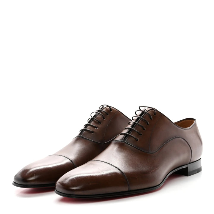 LOUBOUTIN GREGGO CALFSKIN LEATHER MEN&