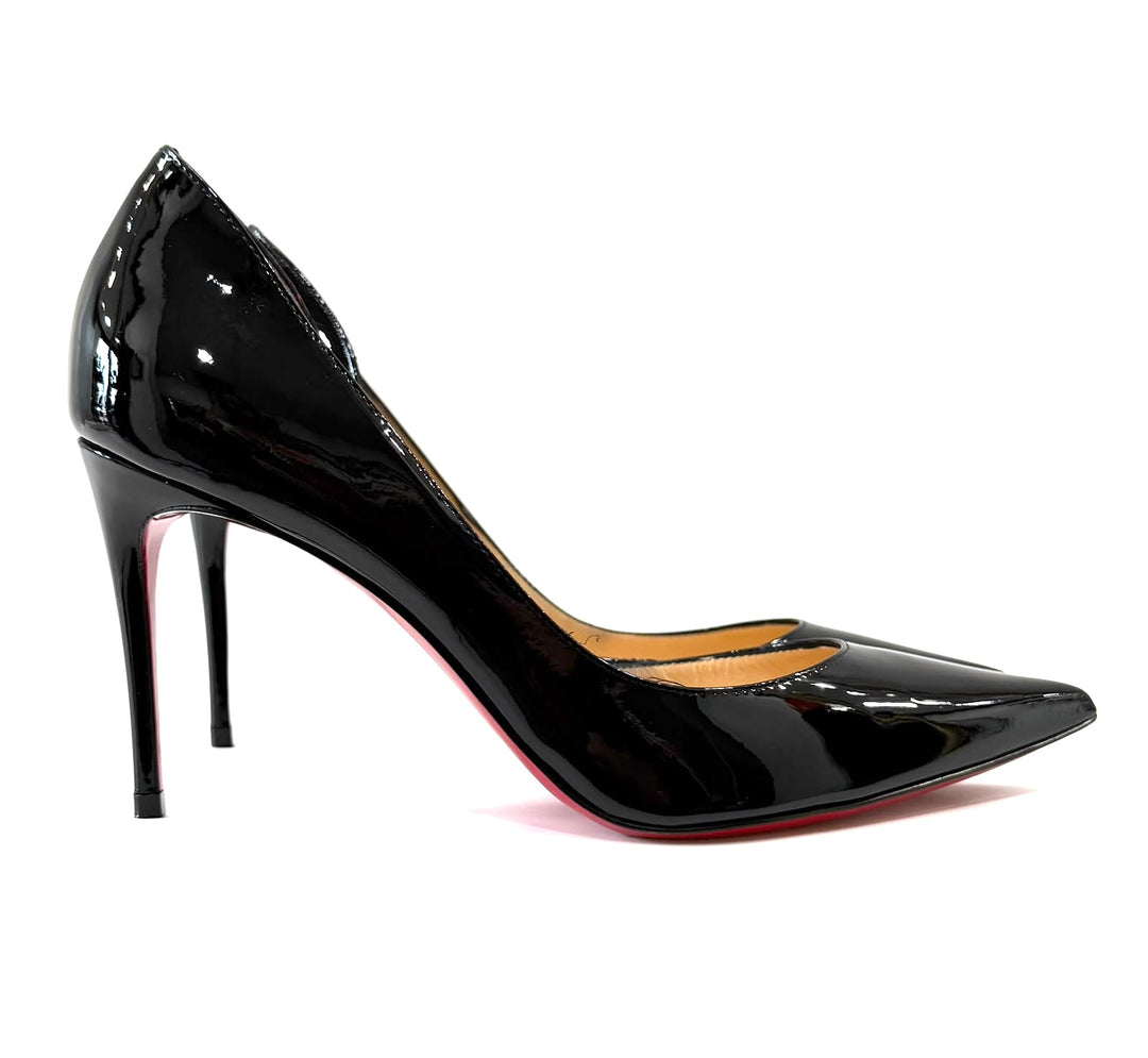 CHRISTIAN LOUBOUTIN IRIZA 100 PATENT CALF LEATHER D&