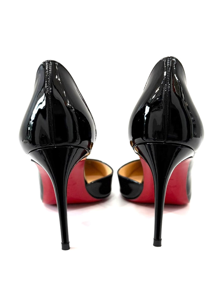 CHRISTIAN LOUBOUTIN IRIZA 100 PATENT CALF LEATHER D&