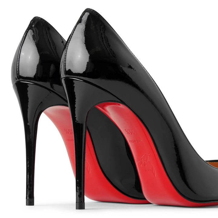 LOUBOUTIN KATE 120 PATENT CALF LEATHER PUMPS