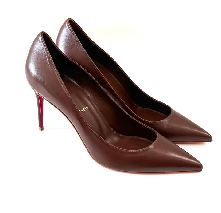 CHRISTIAN LOUBOUTIN KATE 85 NAPPA LEATHER PUMPS