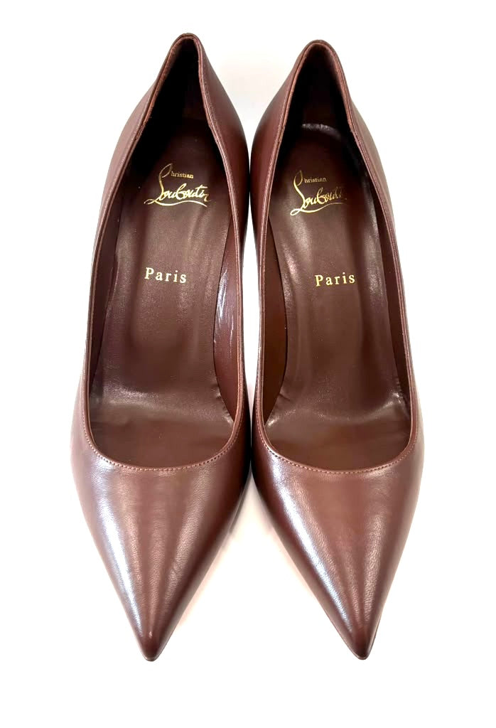 CHRISTIAN LOUBOUTIN KATE 85 NAPPA LEATHER PUMPS