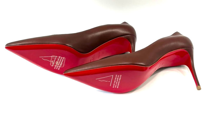 CHRISTIAN LOUBOUTIN KATE 85 NAPPA LEATHER PUMPS