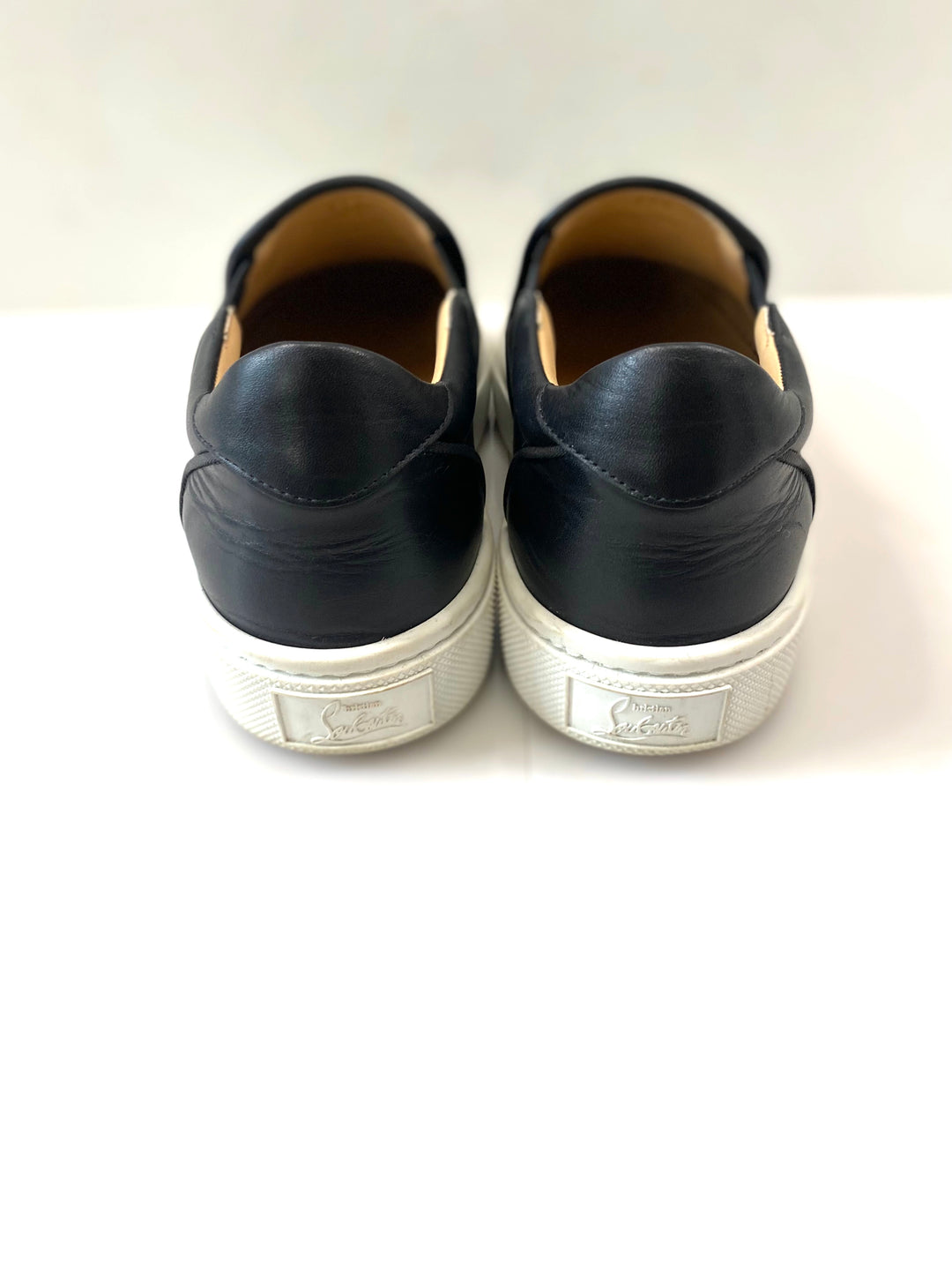 CHRISTIAN LOUBOUTIN MASTERALTISSIMA CALFSKIN SLIP-ON SNEAKERS