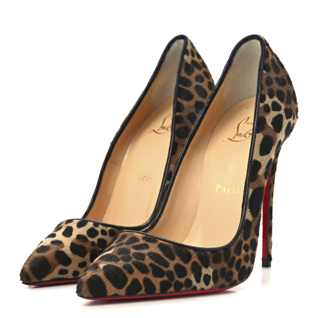 CHRISTIAN LOUBOUTIN PONY HAIR SO KATE 120 PUMPS