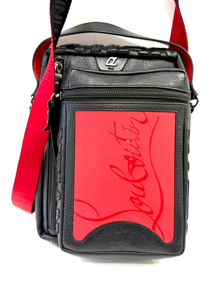 LOUBOUTIN LOUBIDEAL CALFSKIN LEATHER CROSSBODY BAG