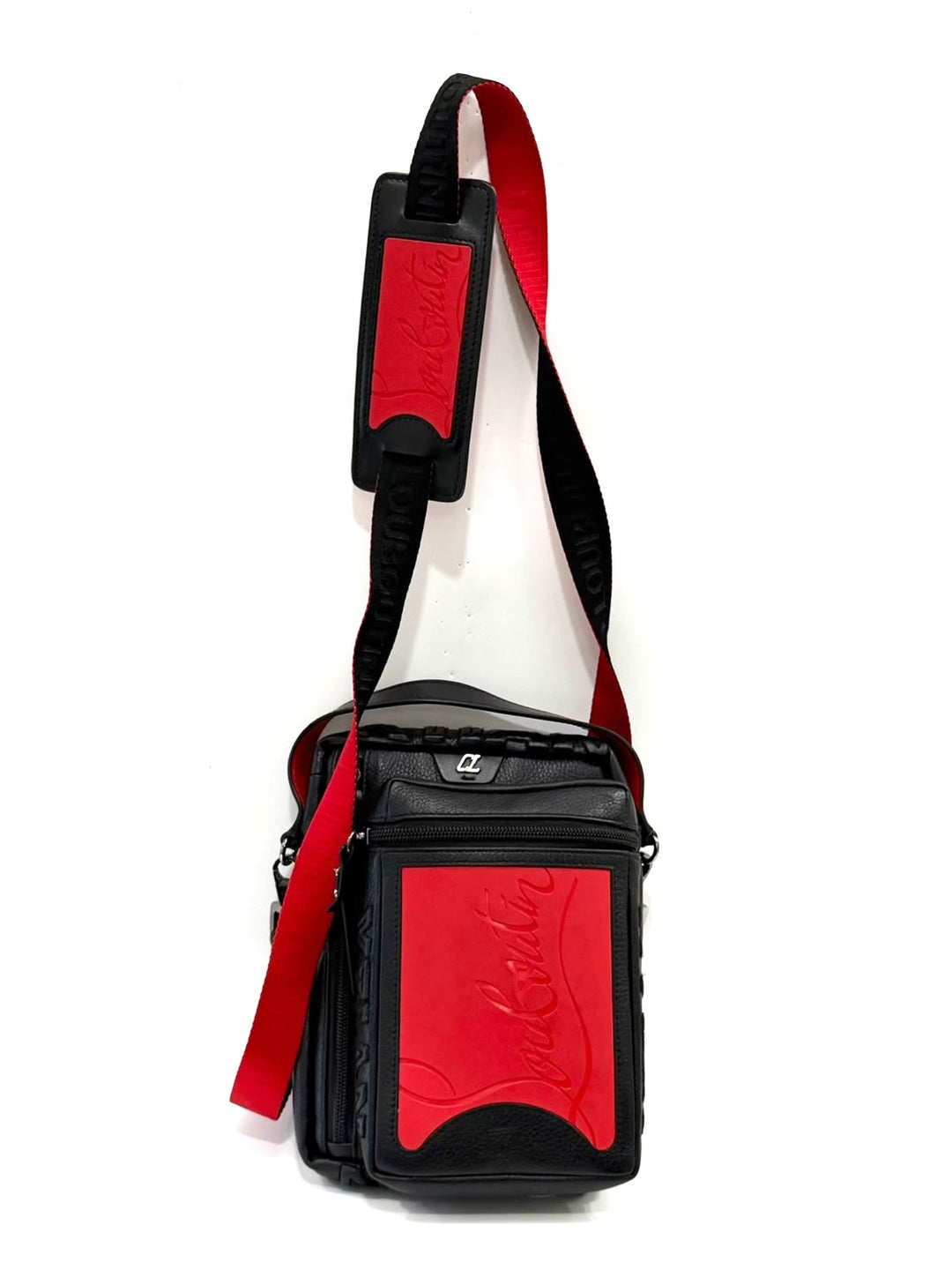 LOUBOUTIN LOUBIDEAL CALFSKIN LEATHER CROSSBODY BAG