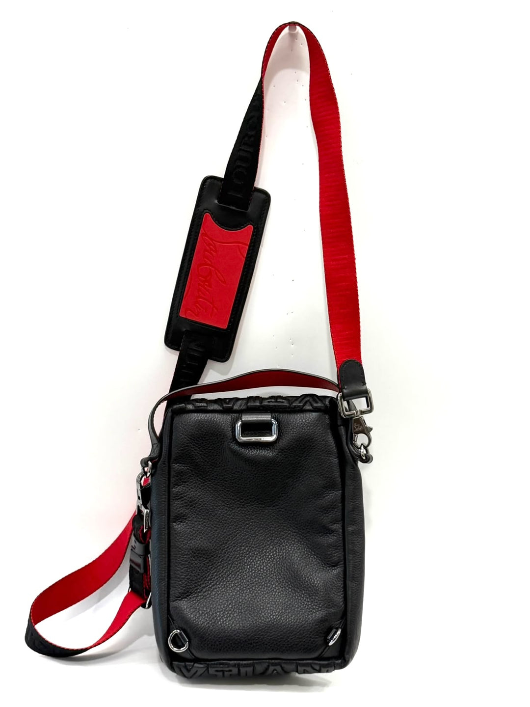 LOUBOUTIN LOUBIDEAL CALFSKIN LEATHER CROSSBODY BAG