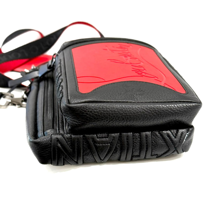 LOUBOUTIN LOUBIDEAL CALFSKIN LEATHER CROSSBODY BAG