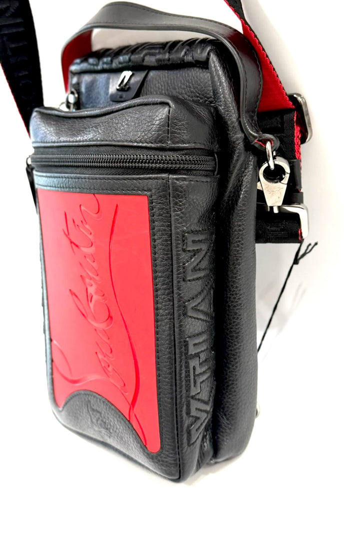 LOUBOUTIN LOUBIDEAL CALFSKIN LEATHER CROSSBODY BAG