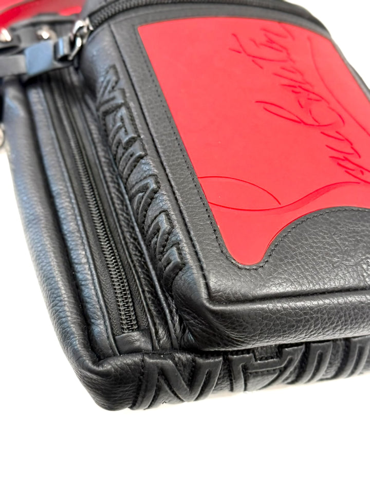 LOUBOUTIN LOUBIDEAL CALFSKIN LEATHER CROSSBODY BAG