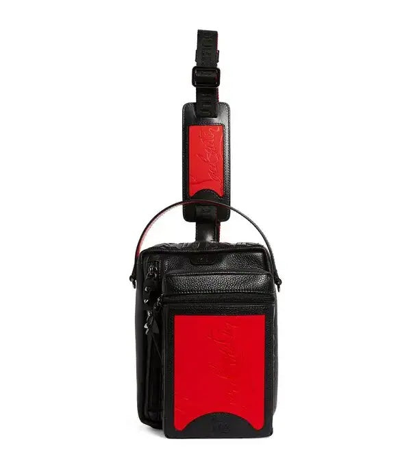 LOUBOUTIN LOUBIDEAL CALFSKIN LEATHER CROSSBODY BAG