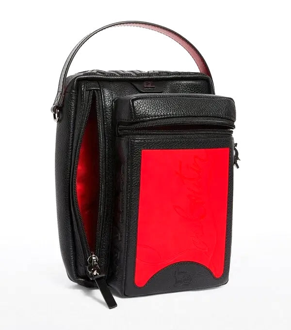 LOUBOUTIN LOUBIDEAL CALFSKIN LEATHER CROSSBODY BAG