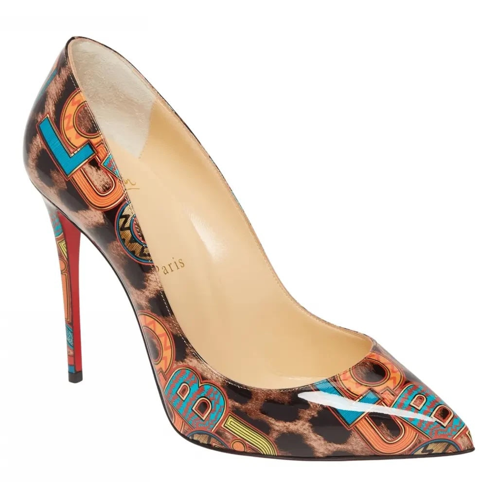 LOUBOUTIN PIGALLE FOLLIES 100 LOUBILEO LEOPARD PUMPS