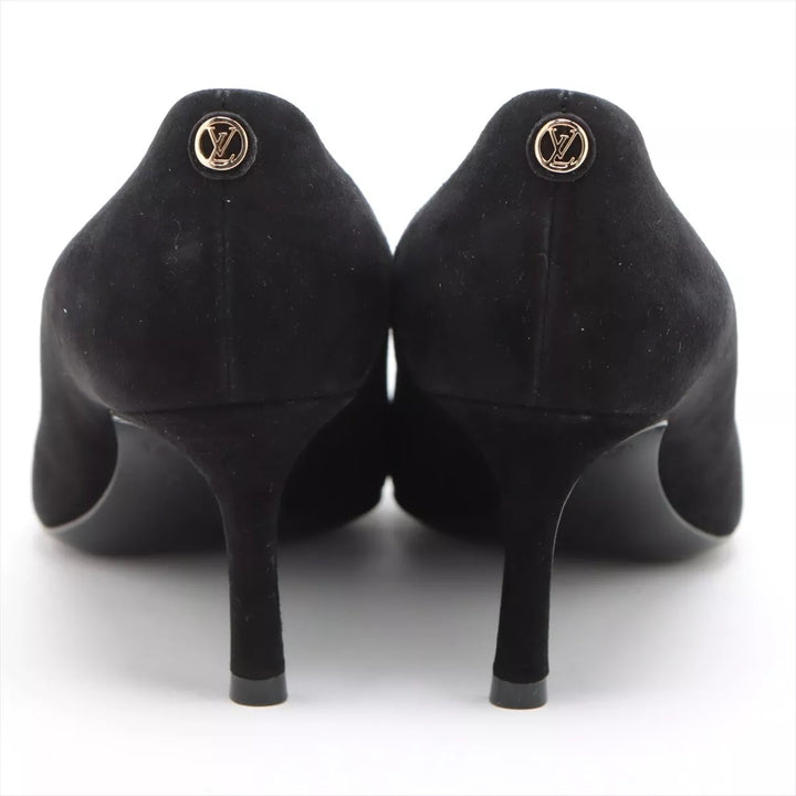 LOUIS VUITTON 16 YEAR LEATHER X SUEDE PUMPS