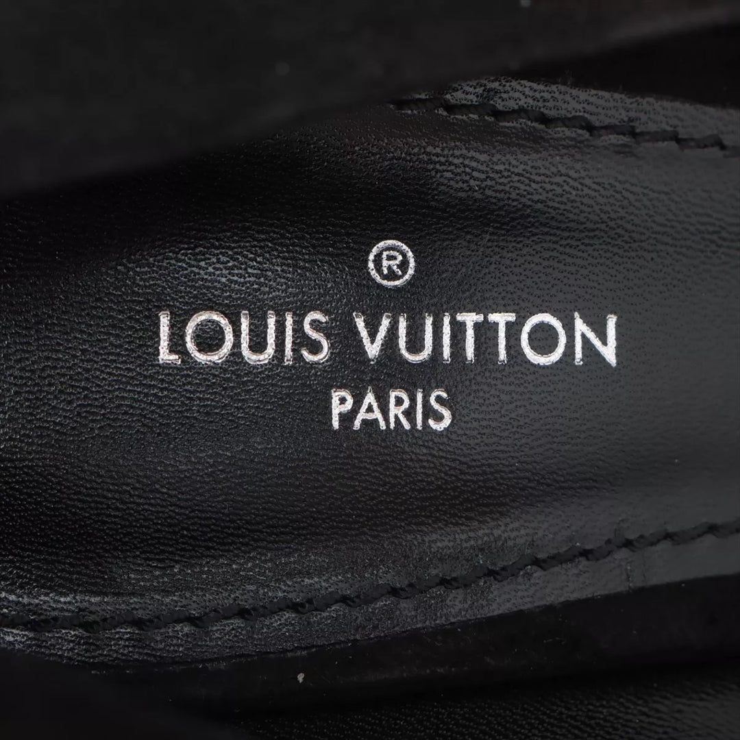 LOUIS VUITTON 16 YEAR LEATHER X SUEDE PUMPS