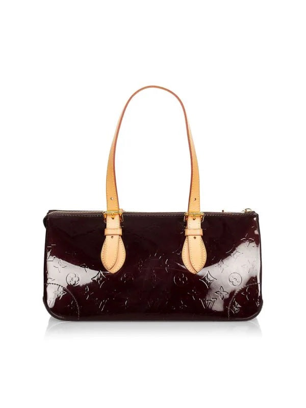 LOUIS VUITTON ローズウッド アヴェニュー モノグラム LOUIS VUITTON MONOGRAM VERNIS ROSEWOOD AVENUE BAG AMARANTE
