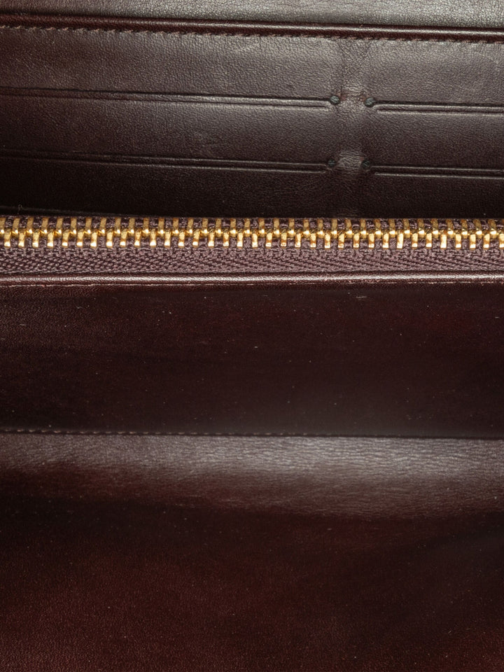 LOUIS VUITTON MONOGRAM VERNIS SARAH WALLET IN AMARANTE
