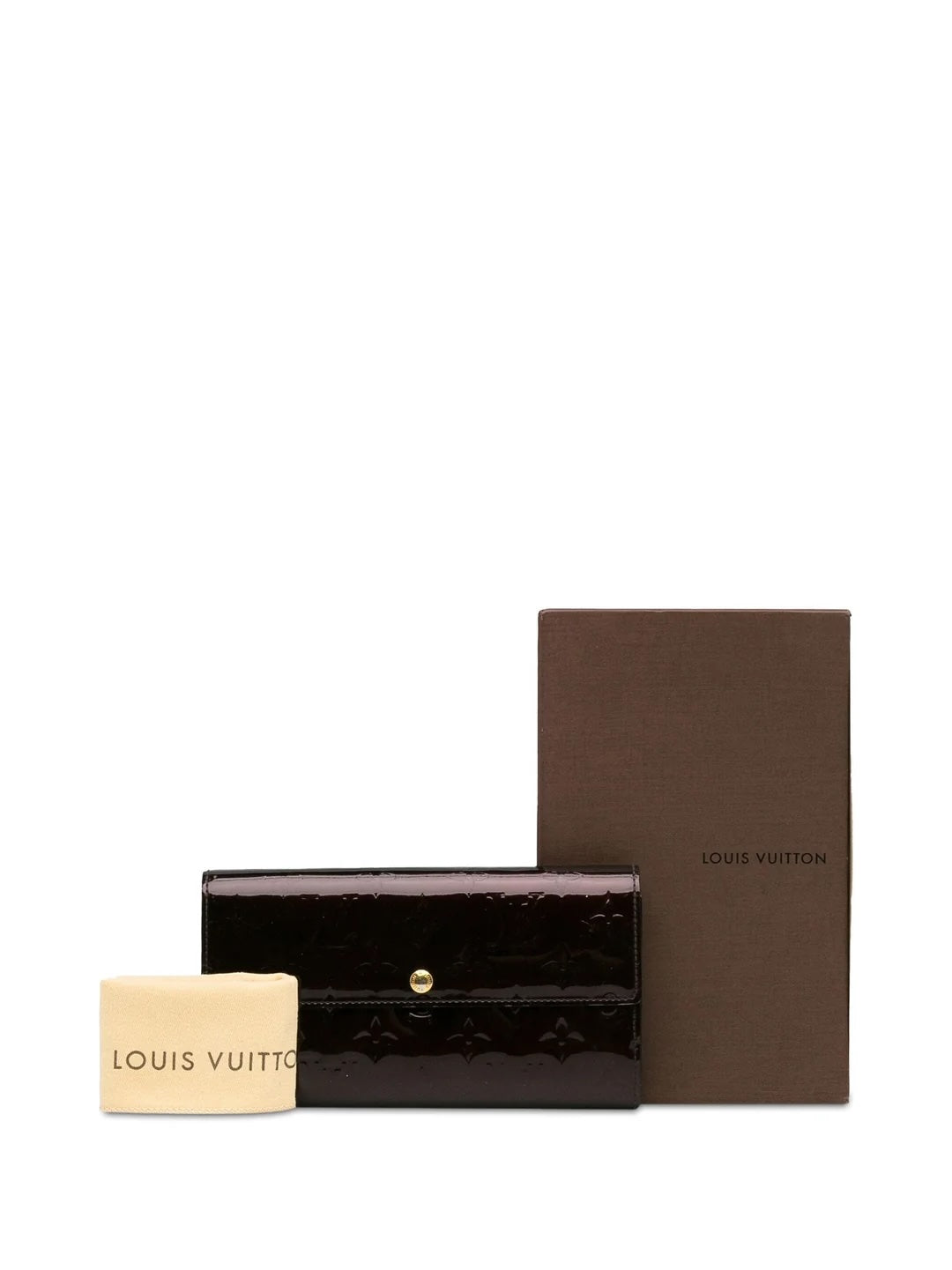 LOUIS VUITTON  MONOGRAM VERNIS SARAH WALLET
