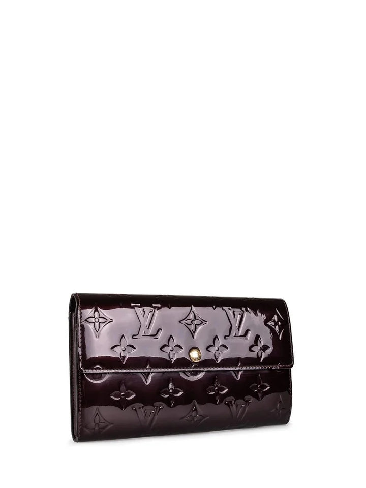 LOUIS VUITTON  MONOGRAM VERNIS SARAH WALLET