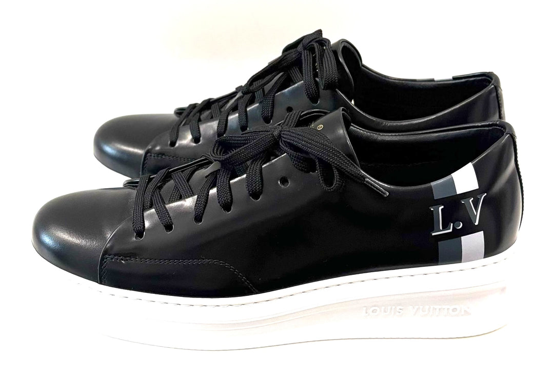 LOUIS VUITTON BEVERLY HILLS LACE-UP LOW TOP SNEAKERS