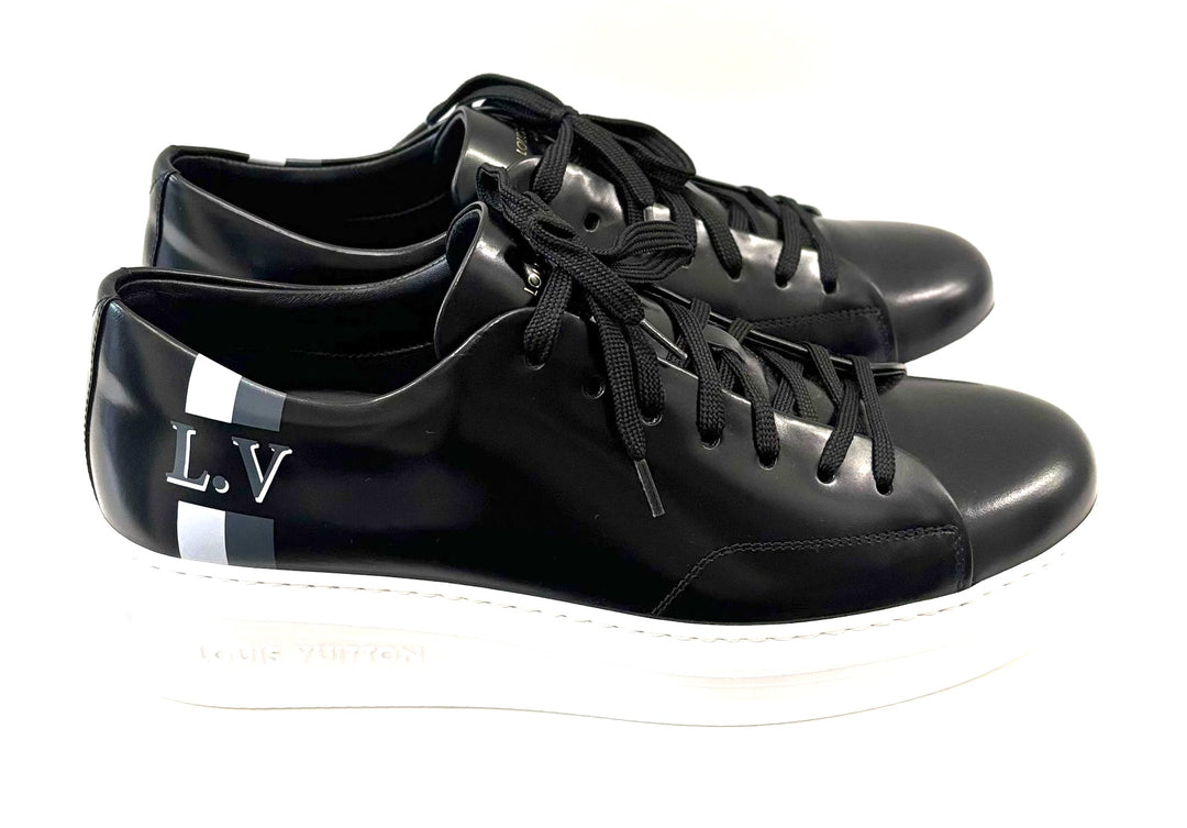 LOUIS VUITTON BEVERLY HILLS LACE-UP LOW TOP SNEAKERS