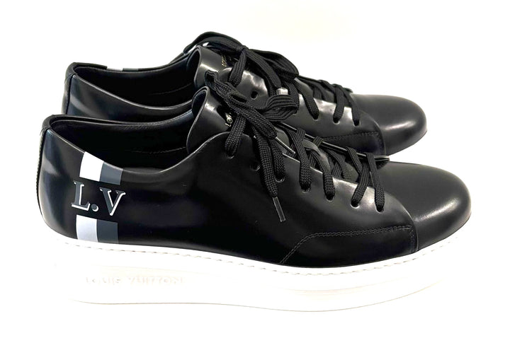 LOUIS VUITTON BEVERLY HILLS LACE-UP LOW TOP SNEAKERS