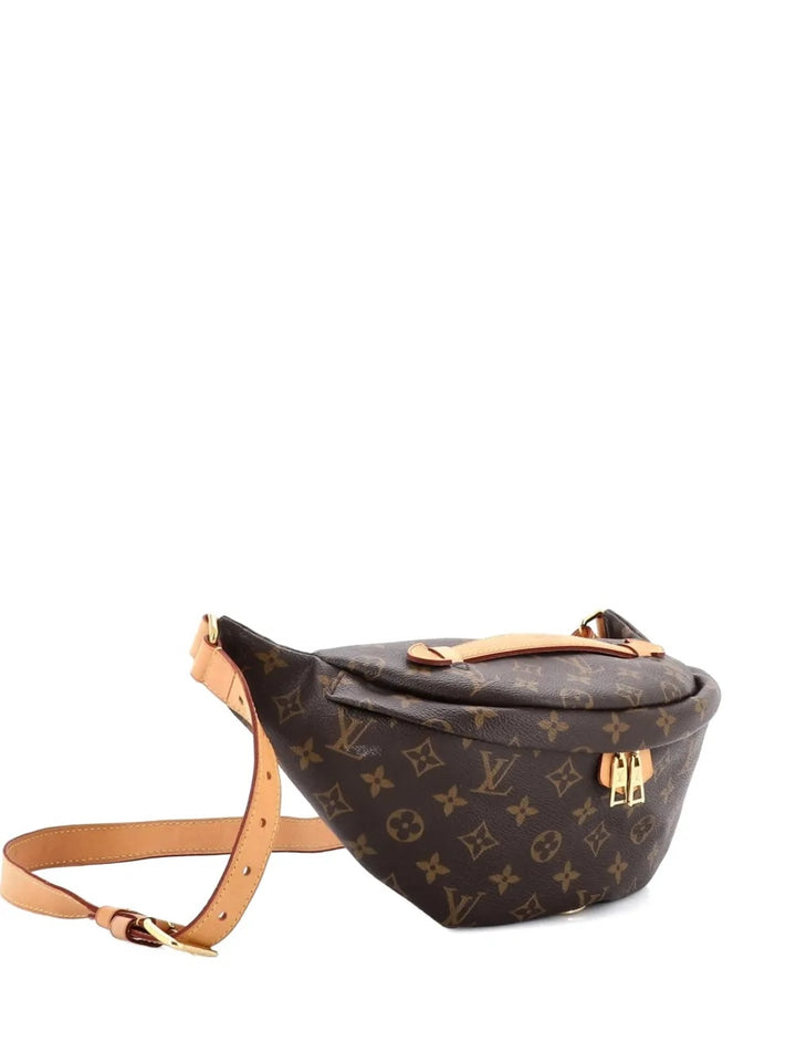 LOUIS VUITTON LV MONOGRAM COATED CANVAS &amp; LEATHER BUMBAG