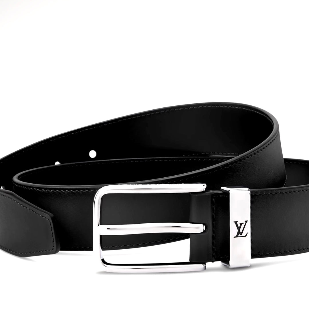 LOUIS VUITTON PONT NEUF 35MM CALFSKIN LEATHER BELT