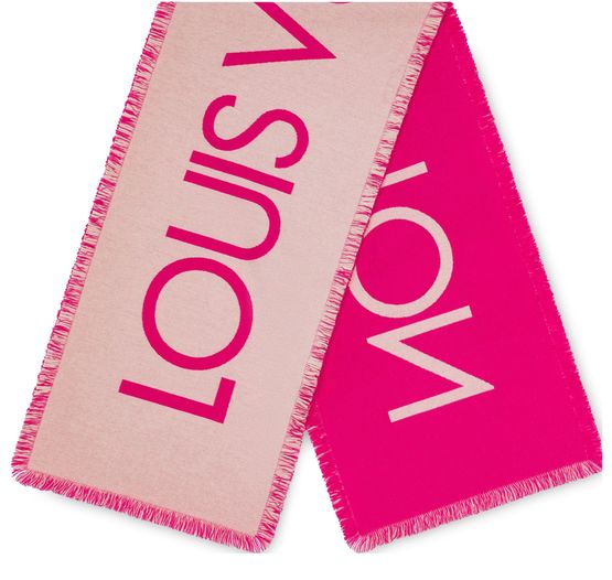 LOUIS VUITTON CASHMERE BLEND REVERSIBLE SCARF