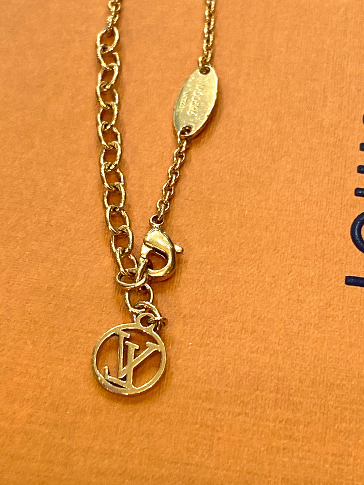 LOUIS VUITTON LV CRYSTAL MONOGRAM COLLIER NECKLACE