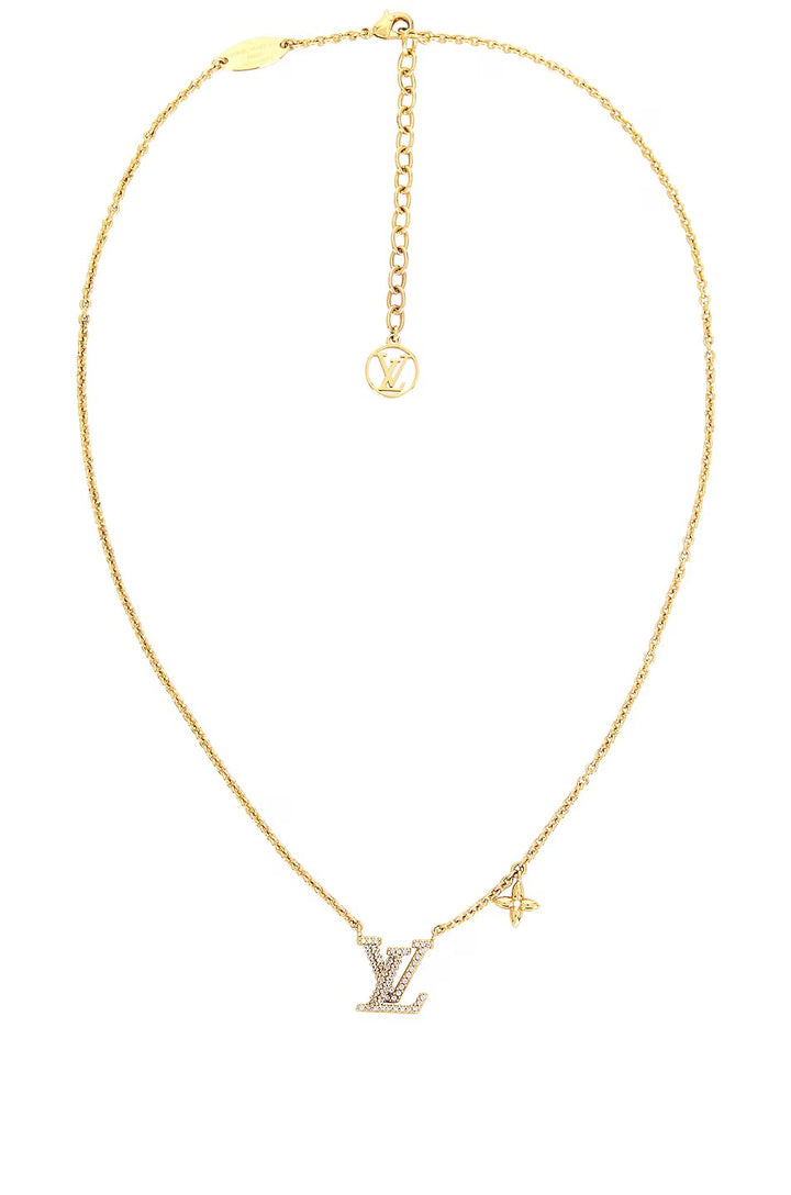 LOUIS VUITTON LV CRYSTAL MONOGRAM COLLIER NECKLACE