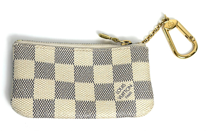 LOUIS VUITTON DAMIER AZUR CLES KEY COIN PURSE