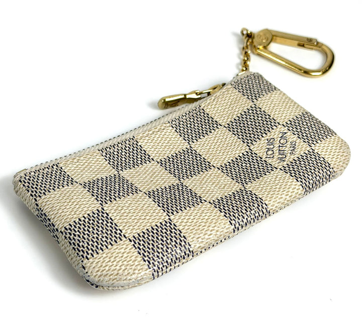 LOUIS VUITTON DAMIER AZUR CLES KEY COIN PURSE