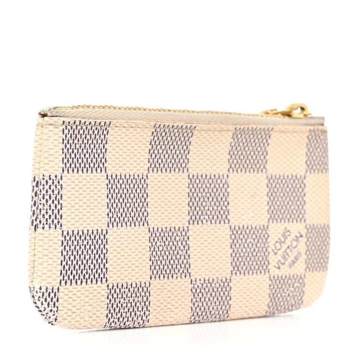 LOUIS VUITTON DAMIER AZUR CLES KEY COIN PURSE