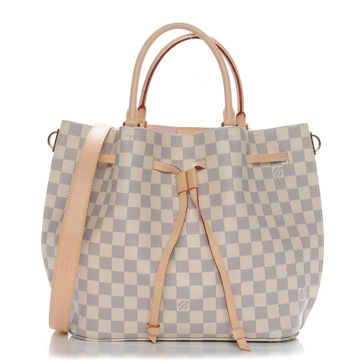 LOUIS VUITTON DAMIER AZUR GIROLATA BAG-ROSE BALLERINE