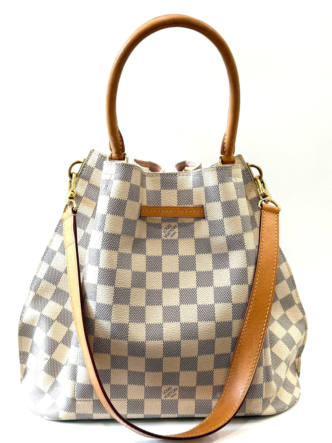 LOUIS VUITTON DAMIER AZUR GIROLATA BAG-ROSE BALLERINE