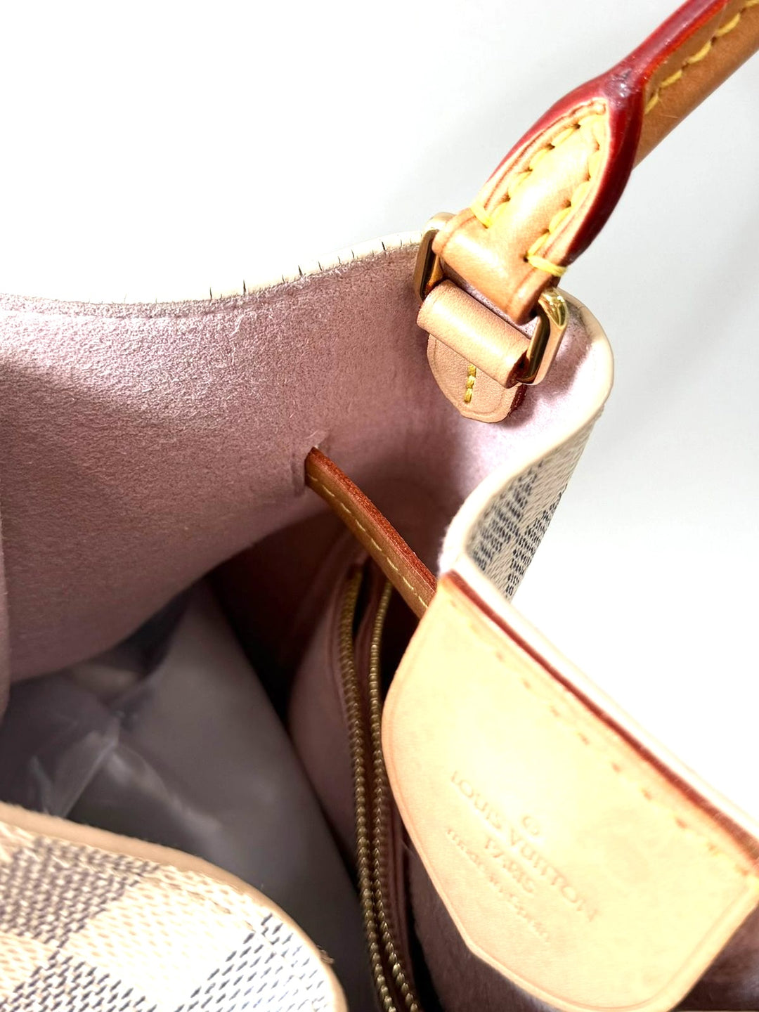 LOUIS VUITTON DAMIER AZUR GIROLATA BAG-ROSE BALLERINE