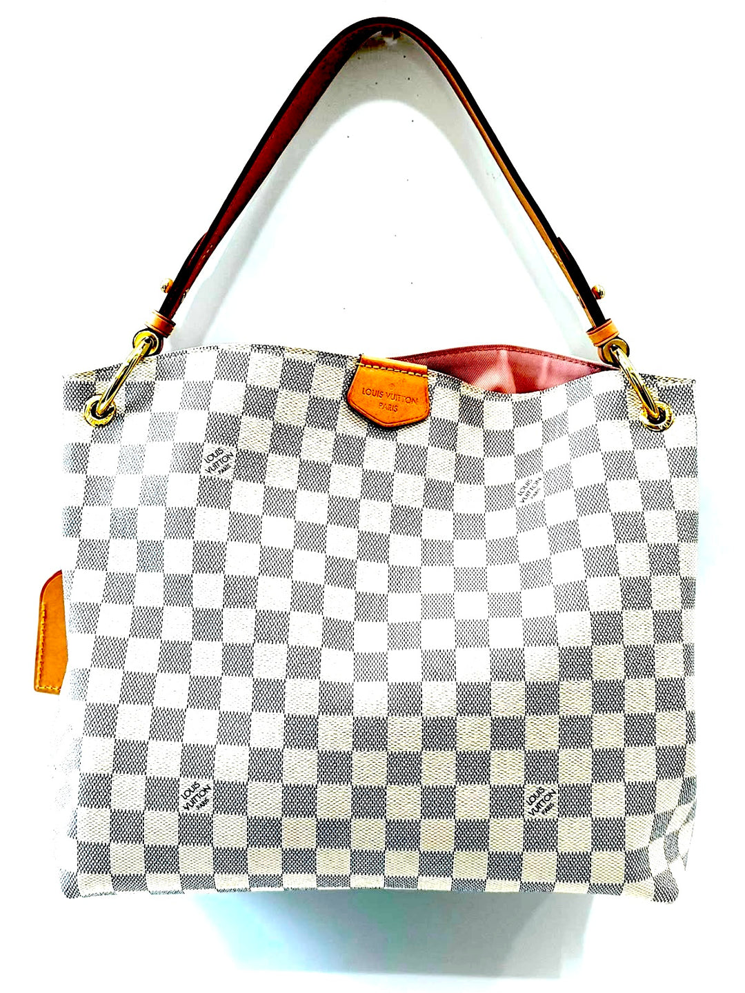 LOUIS VUITTON DAMIER AZUR GRACEFUL MM SHOULDER BAG