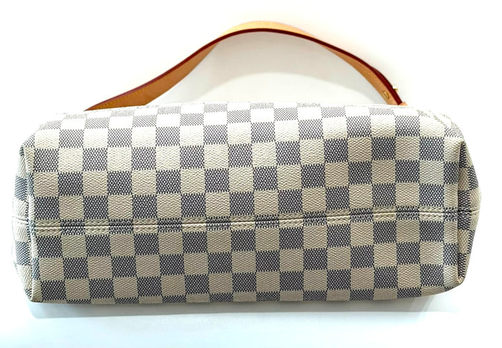 LOUIS VUITTON DAMIER AZUR GRACEFUL MM SHOULDER BAG