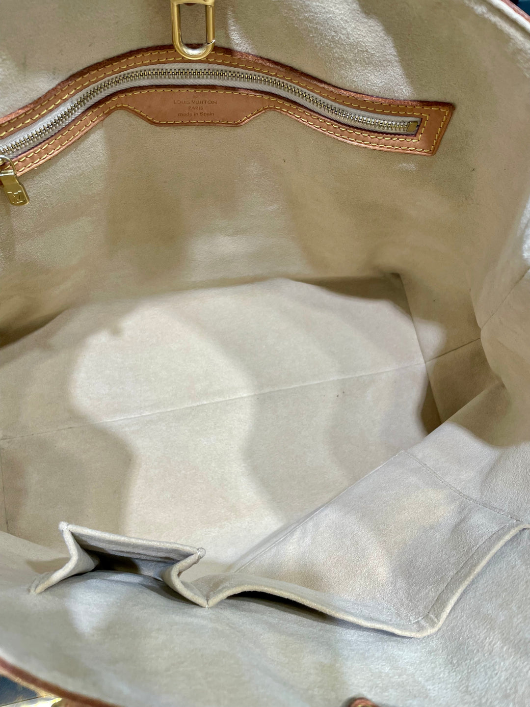 LOUIS VUITTON DAMIER AZUR HAMPSTEAD MM TOTE BAG