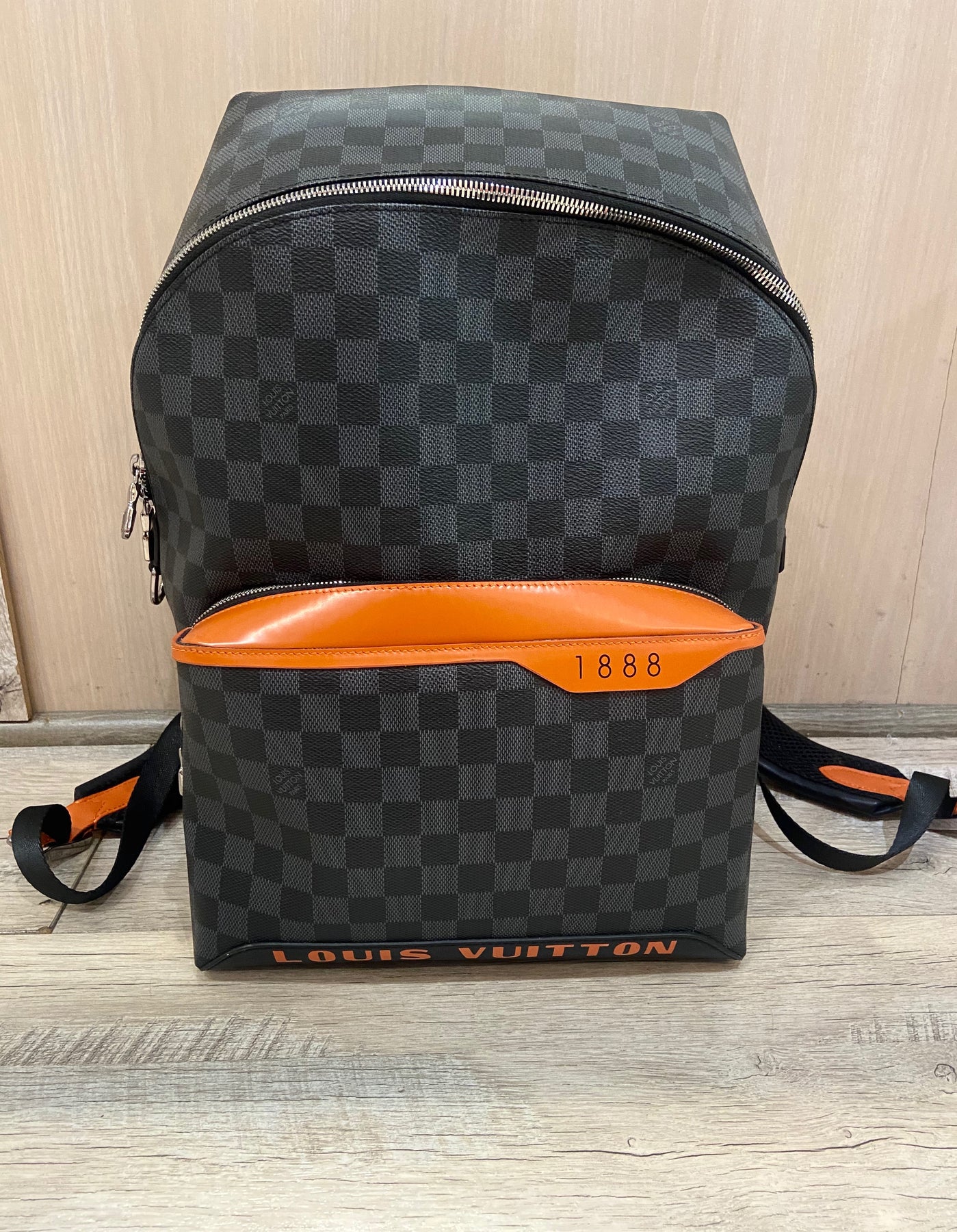 LOUIS VUITTON DAMIER COBALT RACE DISCOVERY BACKPACK PM