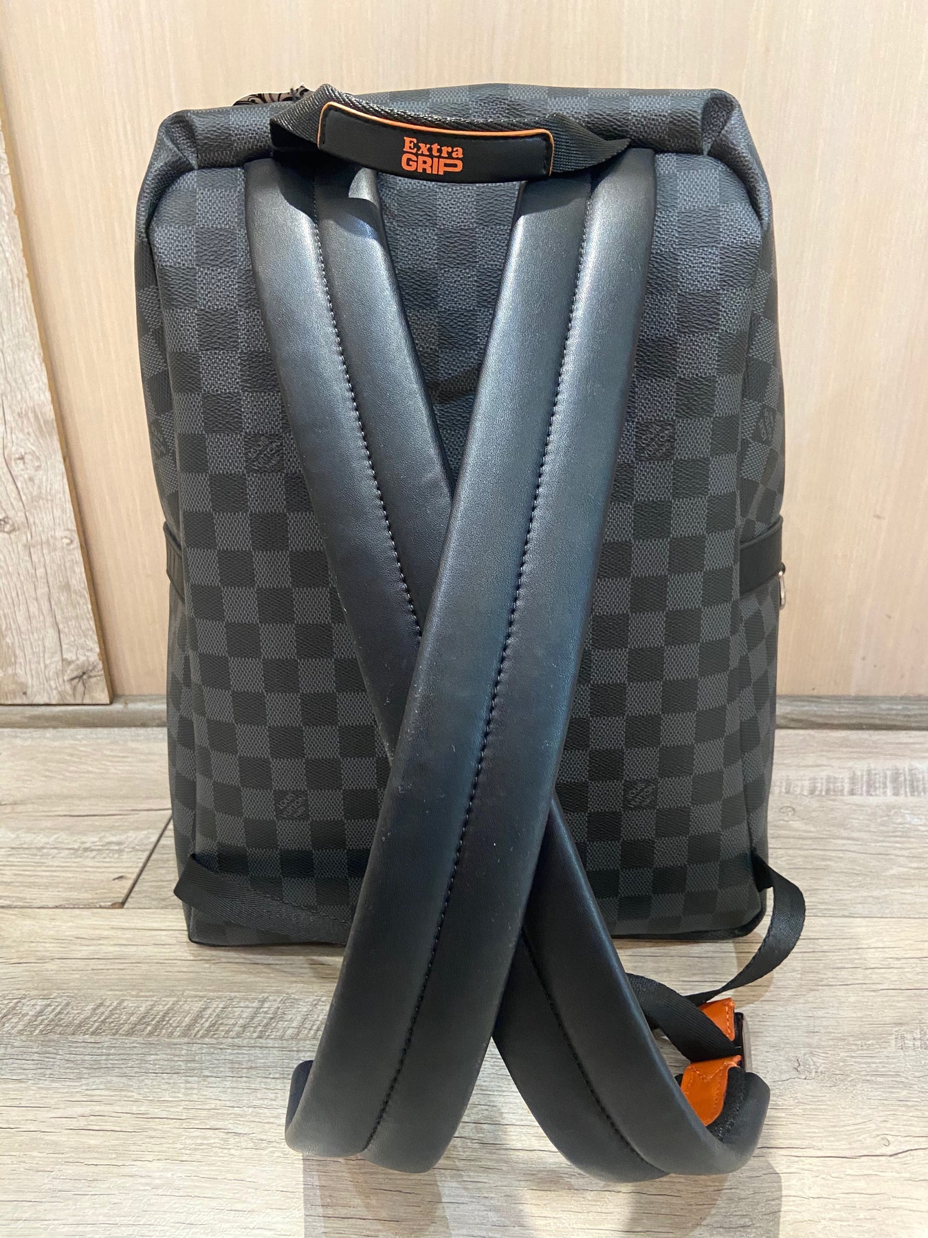 LOUIS VUITTON Damier Cobalt Race Discovery Backpack PM 675856