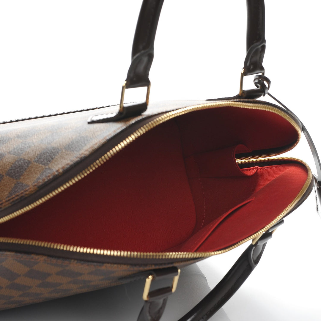 LOUIS VUITTON DAMIER EBENE ALMA MM SHOULDER BAG
