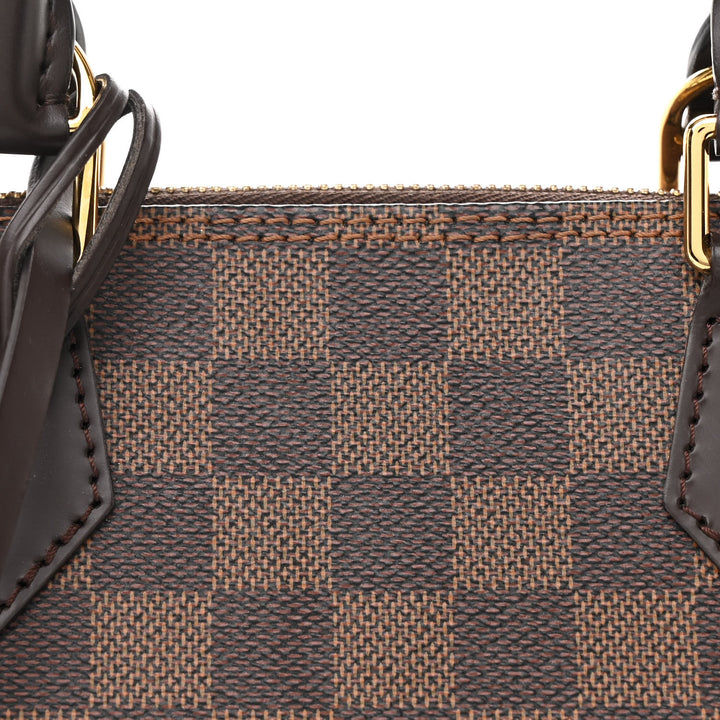 LOUIS VUITTON DAMIER EBENE ALMA MM SHOULDER BAG
