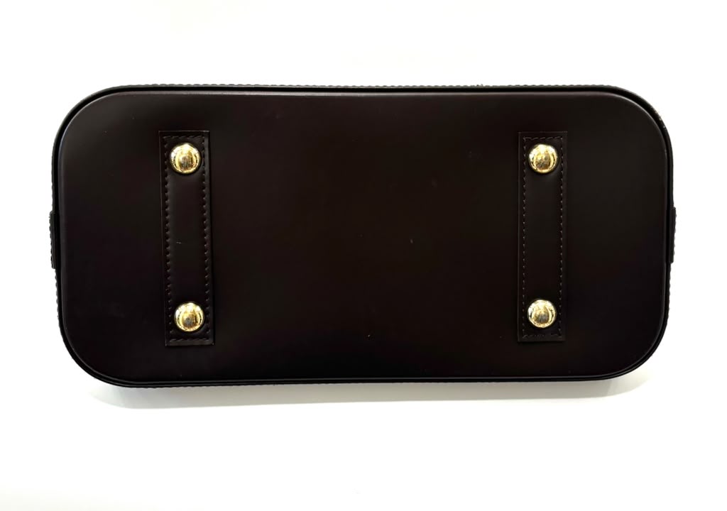 LOUIS VUITTON DAMIER EBENE ALMA MM SHOULDER BAG