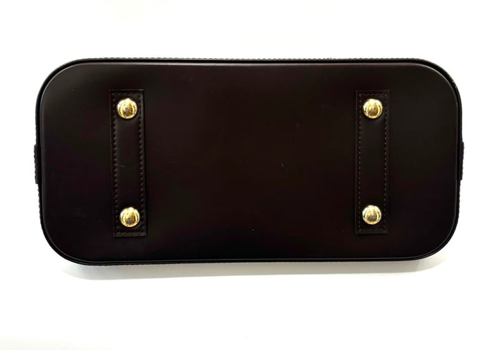 LOUIS VUITTON DAMIER EBENE ALMA MM SHOULDER BAG