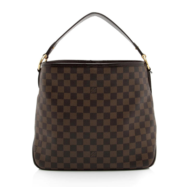 LOUIS VUITTON DAMIER EBENE DELIGHTFUL MM HANDBAG