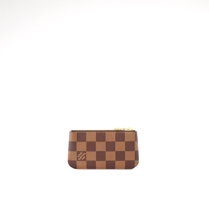 LOUIS VUITTON EBENE DAMIER KEY COIN POUCH